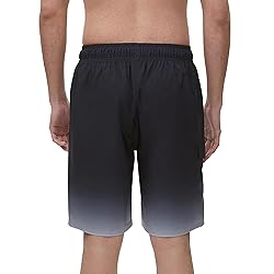Rokka&Rolla Men's 4-Way Stretch Swim Trunks