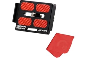 Breakthrough Photography 60mm Universal Arca Plate for Tripod Ball Head in Black