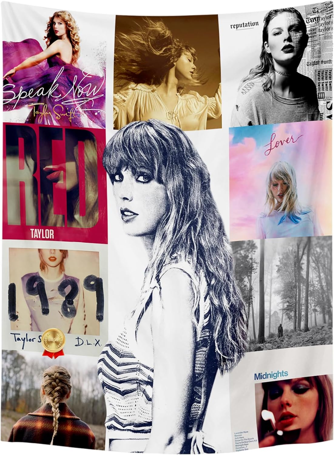 Tapestries - ESRBSO Taylor Music Tapestry ERAS Tour Swift Albums Tapestries for Bedroom Dorm Room Party Indoor and Outdoor Decoration 40