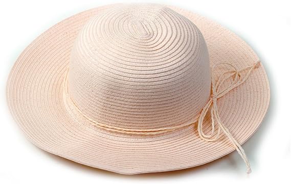 Amazon キッズ 子供用 ゴム付きつば広コサージュ帽子 50 54cm サイズ調整付き ペーパーハット 麦わら帽子 帽子 通販