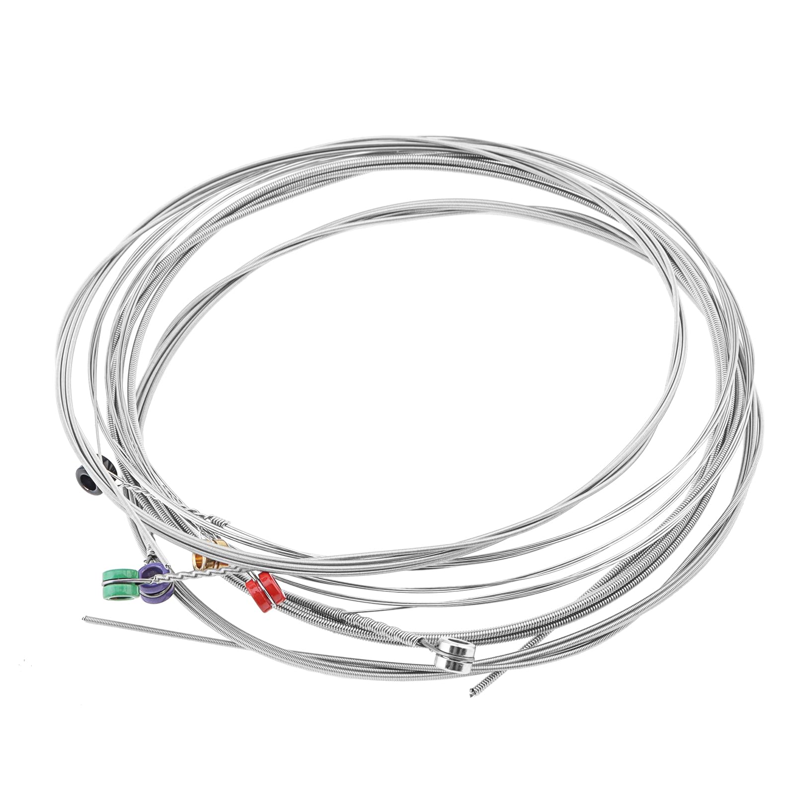 MuzcYM RX15 Nickel Plated Steel Ball-End Electric Guitar Strings Super Light, Nickel Wound Electric Guitar Strings (009-042)