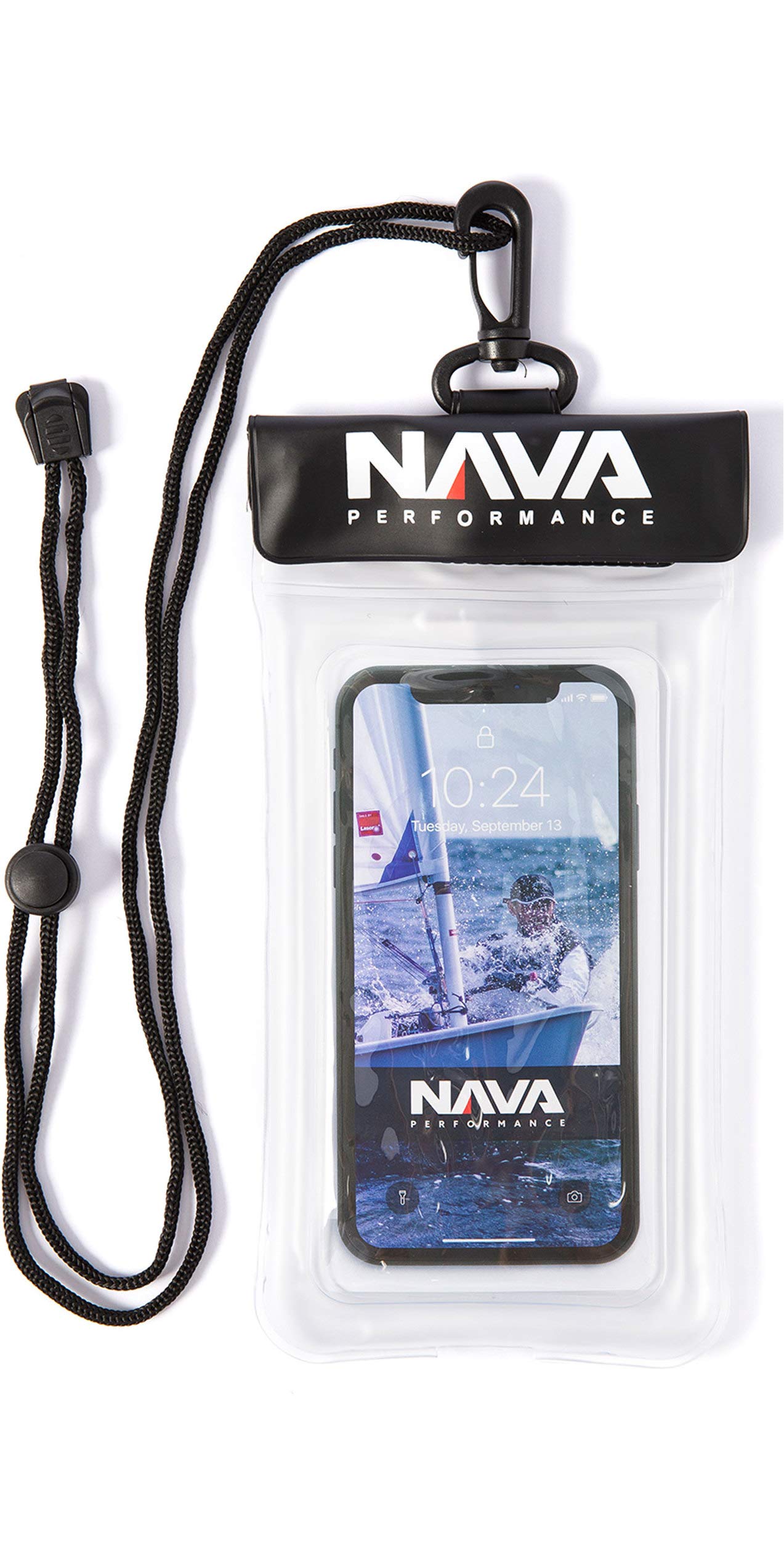 Nava Performance Waterproof Mobile Phone & Key Pouch - Made from strong and flexible PVC see through plastic - 19cm x 11cm