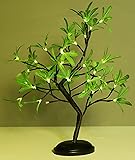MAISON HUIS 18" LED Tree Light - Battery Operated LED Lighted Table Top - Lighted Bonsai Tree Table Lamp Modern Home…