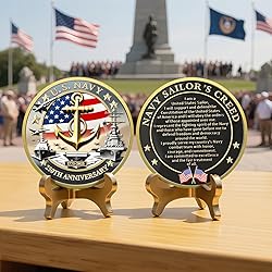 Upgraded US. Navy 250th Anniversary Challenge