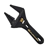 Fujiya Tools, FLS-28-BG, Adjustable Wrench Short Type, Black &amp; Gold color-