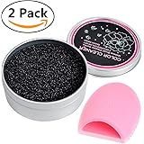 Makeup Brush Cleaner, iFanze Brush Egg Make up Brushes Color Removal Cleaning Sponge Kit Cosmetic Clean Tools