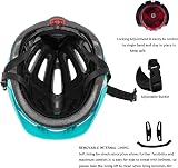 EXCLUSKY Kids Bicycle Helmet Ocean Blue 50-57cm Adjustable 5-13 yrs view 6