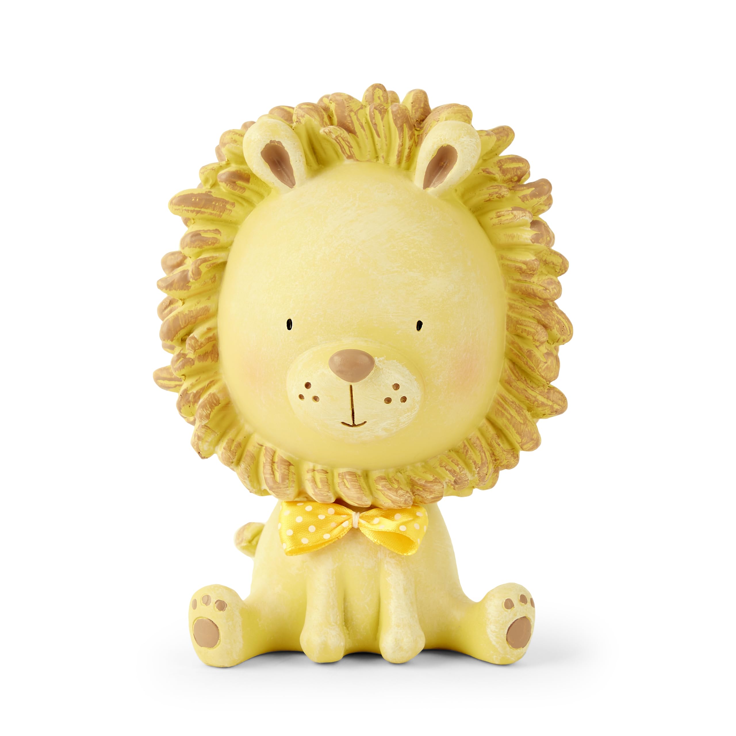 Mousehouse Gifts - Lion Money Box with Charming Bow Tie, Delightful Animal Piggy Bank for Children, Baby Boys or Girls