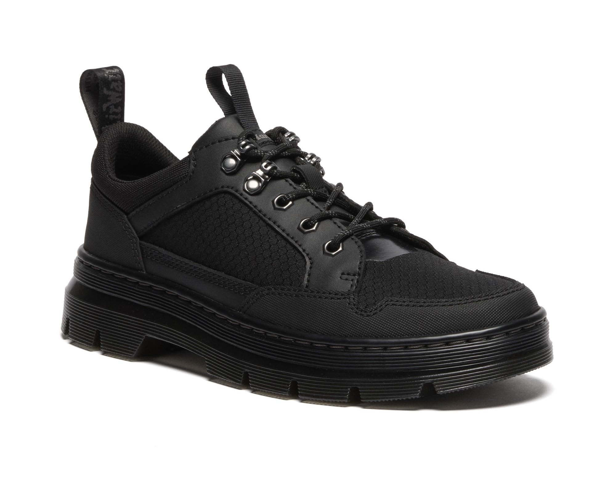 Dr. Martens Unisex Reeder Tech MK .02 Shoe, Black Recycled Hex Canvas+Ajax, 3UK, 5 US Women/4 US Men