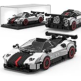 Mould King 27093 Speed Champion Technik Car Building Set & Display Case, MOC Classic Race Cars Birthday Gifts for Adults/Teen