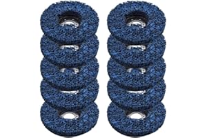YSMN 10 Pcs Clean & Strip Discs 4-1/2 x 7/8 Stripping Wheel Easy Strip for Angle Grinders