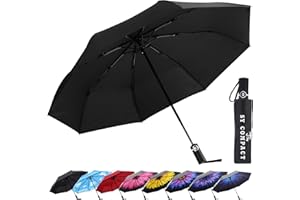 SY COMPACT Travel Umbrella Windproof Factory outlet Compact Automatic Umbrellas for Rain Compact Small UV Sun Protection Umbrella Durable Waterproof Lightweight-Fits Backpack Car Purse