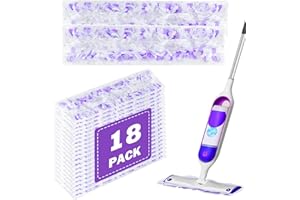 SVPSNUMSI Power Mop Pads Refills for Swiffer PowerMop Multi-Surface Mopping Pad Disposable Replacement Mop Pads Compatible with Swiffer PowerMop,Safe on All Finished Floors,18 Count.