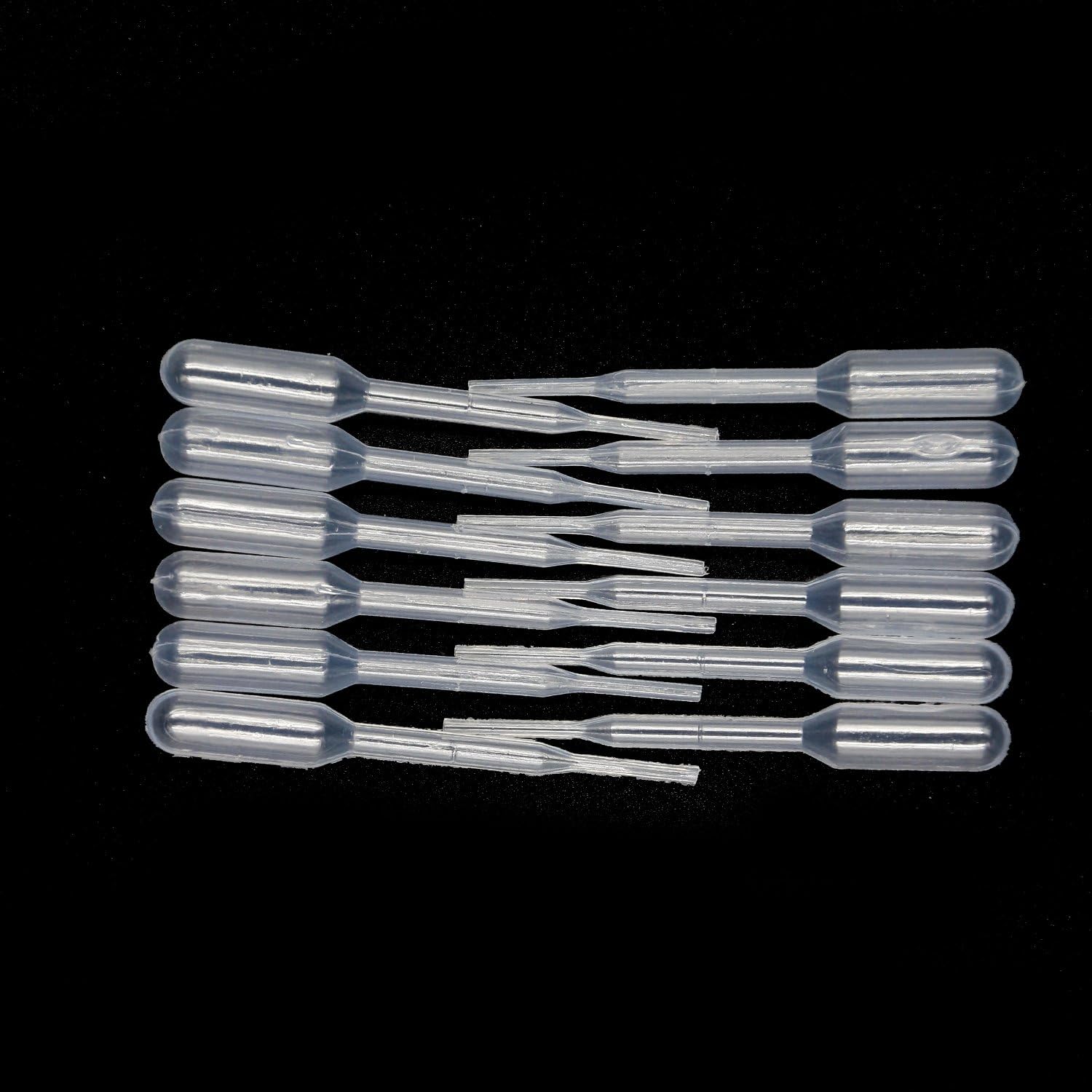 BOROLA 12pcs 0.2ml Plastic Squeeze Transfer Pipettes Suitable for Chocolate, Strawberries, Ice Cream, Mini Cakes, Children's Painting, Kitchen, Family Day, Party