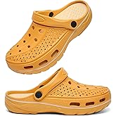 Women Men Orthopedic Clogs Arch Support Garden Shoes Sandals Slippers with Plantar Fasciitis Insoles