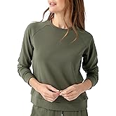 Cozy Earth Women's Pullover Crew - Made from Viscose from Bamboo, Ultra-Soft, Temperature Regulating