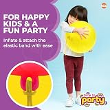 Jaunty Partyware 25 Large Punch Balloons Assorted Colours 12in Easy Inflate view 5
