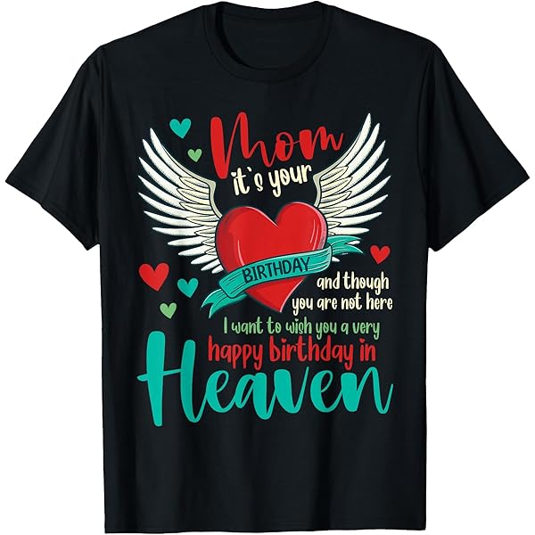 Amazon.com: Happy Birthday Mom in Heaven Memorial Angel Family