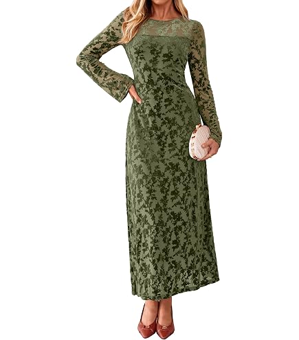 maggy london green velvet dress Women's Dresses Long Sleeve Midi with Fitted Bodice and Flared A-Line Skirt 3-piece