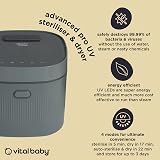 Vital Baby Nurture UV Steriliser Dryer Olive Green – 99.99% Germ Kill 5 Mins view 4