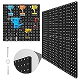 Hogurity Peg Board, 4 Pack Metal Pegboard Panels