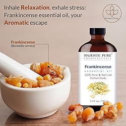 Majestic Pure Frankincense Essential Oil with Glass