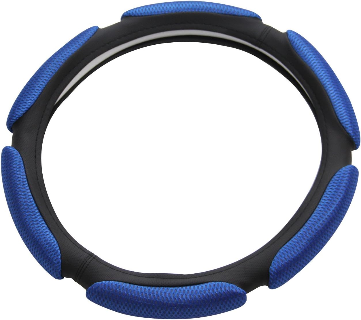 APZONA Steering Wheel Cover Universal 15 inch Blue