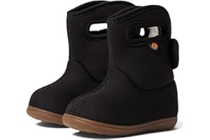 Bogs Kids Baby II Solid (Toddler) Rain Boot, Black Multi 1, 6 US Unisex