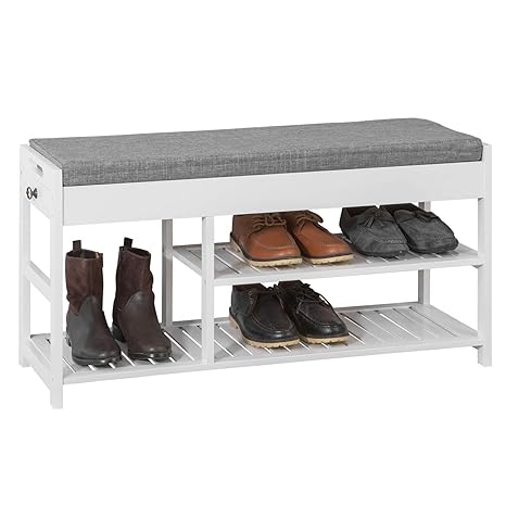 Sobuy Fsr47 W Shoe Rack Shoe Bench With Lift Up Bench Top And