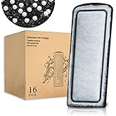 16 Pack Filter Cartridge for Marina Slim Filter S10/S15/S20, Replacement Fish Tank Filter Cartridges with Ceramic for All Thr