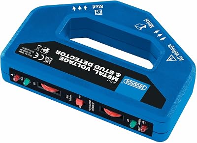 Draper 3 in 1 Metal Voltage Stud Detector Cable Finder 27mm Depth PP3 Battery