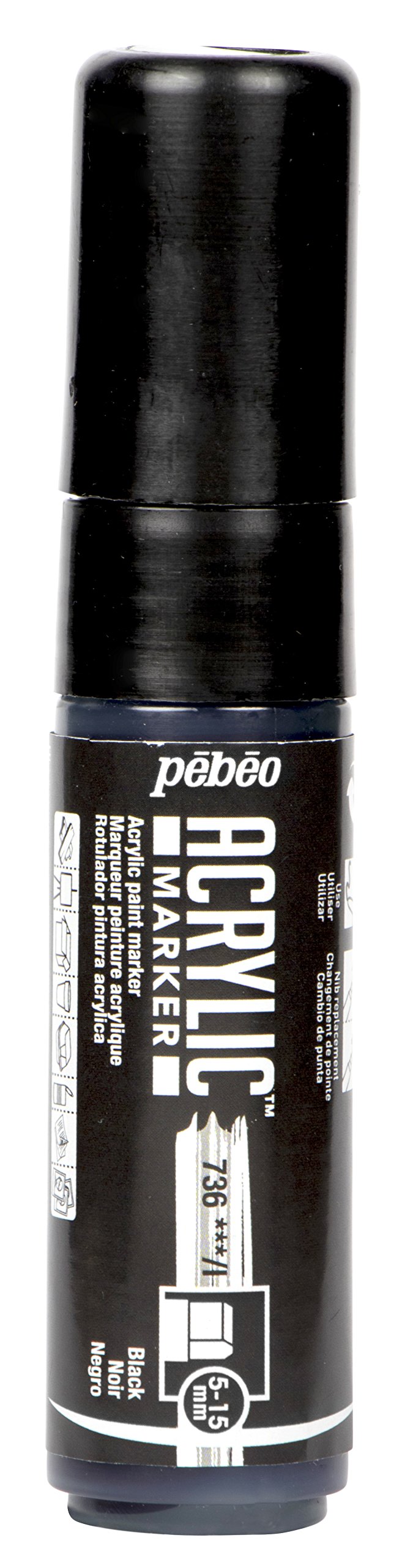 PEBEO Marker 5-15mm Black