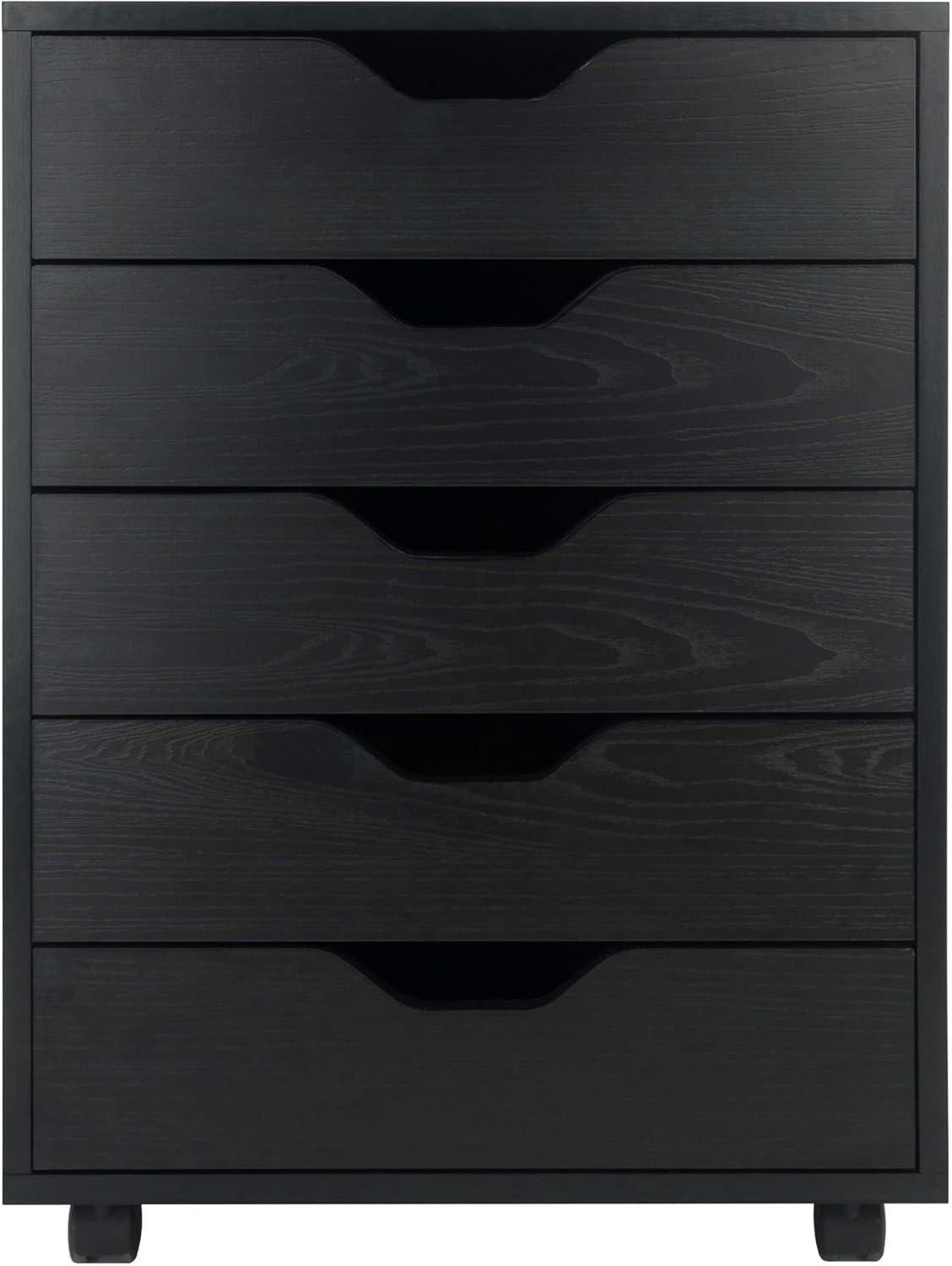 Winsome Halifax Storage/Organization, 5 drawer, Black: Furniture & Decor