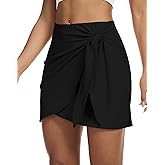M MOTEEPI Skorts for Women Dressy Casual 2026 Tennis Golf Wrap Skirts with Shorts Pockets Tummy Control Atheltic Pickleball