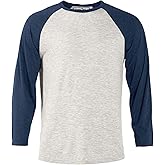 TNT Men's Raglan Shirt - Tri-Blend 3/4 Sleeve Baseball Tee Shirt