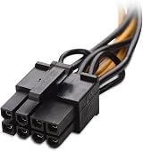 Cable Matters 2-Pack 6-Pin to 8-Pin PCIe Power Adapter Cable 10cm view 4