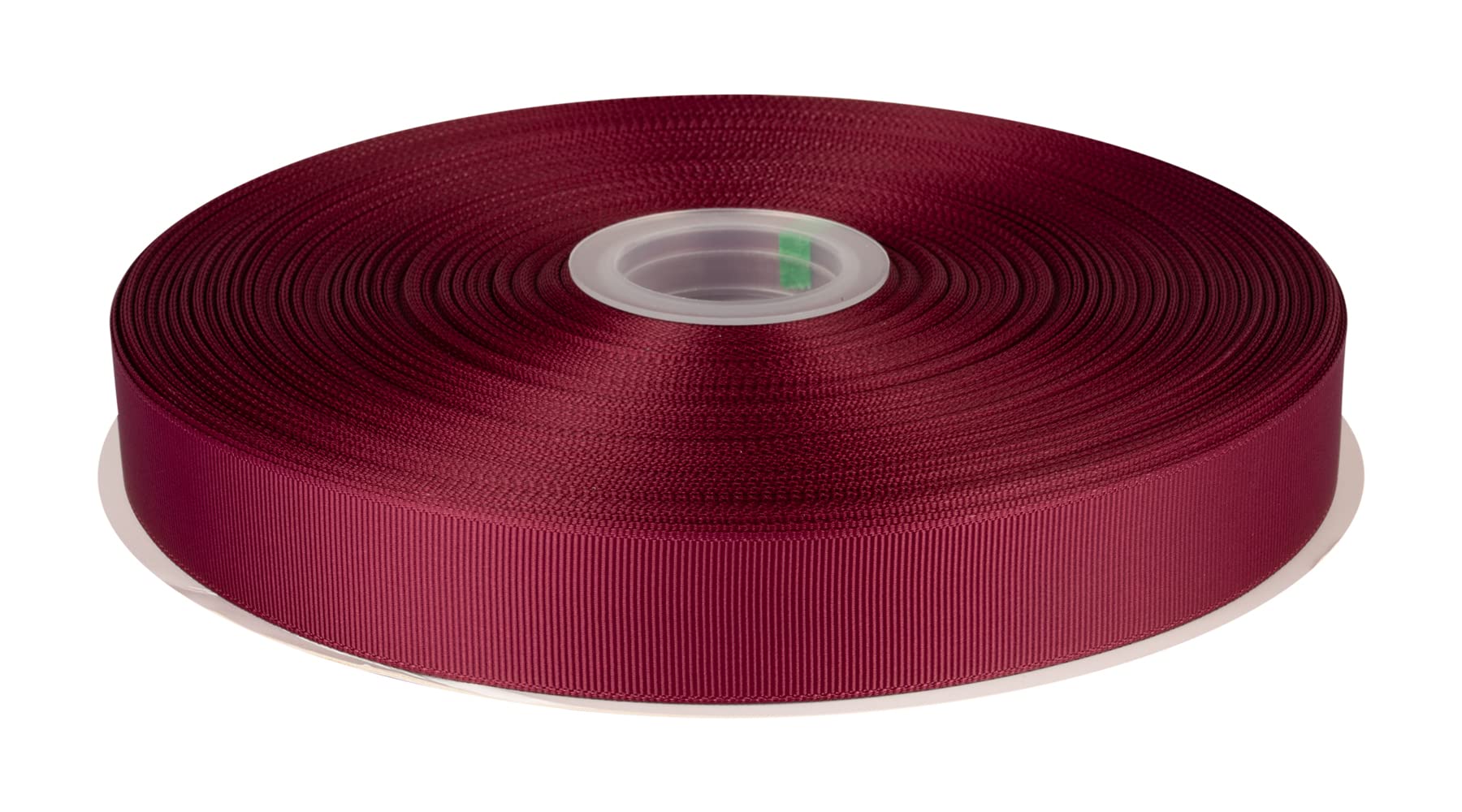 Fondersy 25mm X 91M Solid Grosgrain Ribbon for Gift Wrapping, Parties, Wedding Decoration, Crafts Sewing(Burgundy)