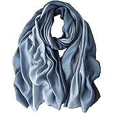Lzylvta Cotton Silk Scarf Long Lightweight Scarf Elegant Soft Scarf Wraps Color Shade Scarves for Women