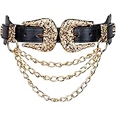 Barry.Wang Women’s Pearl Belt Elastic Waist Chain Belts Dress Jeans Bridal Bridesmaid Sexy Body White Wedding Beach Party