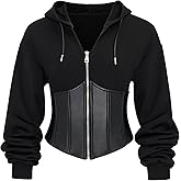 JW PEI Women's Valentina Structured Corset Hoodie