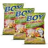 Boy Bawang Cornick, Lechon Manok - Crispy Tasty &amp; Gluten-Free Corn Nuts 3.54 ounces (100g), 3 Pack