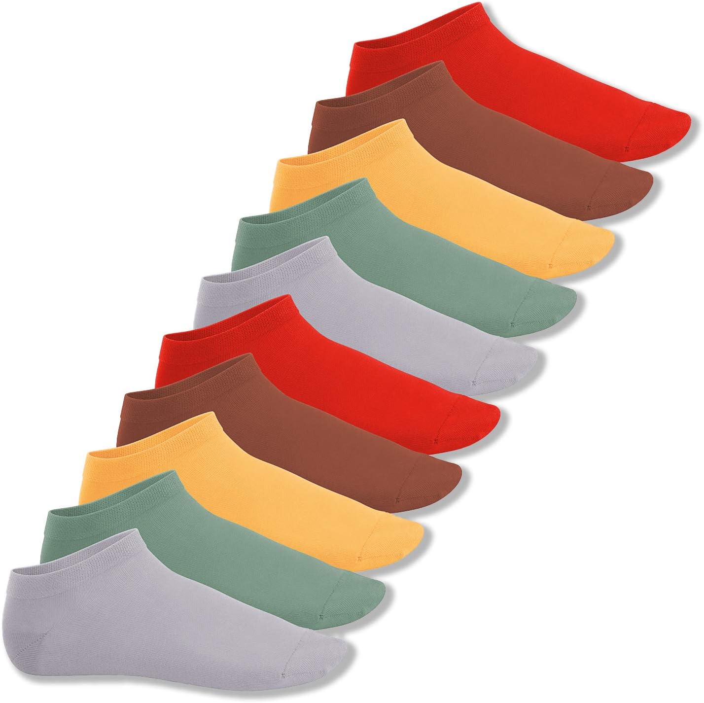 Footstar 10 pairs of SNEAK IT! Unisex Ankle Socks