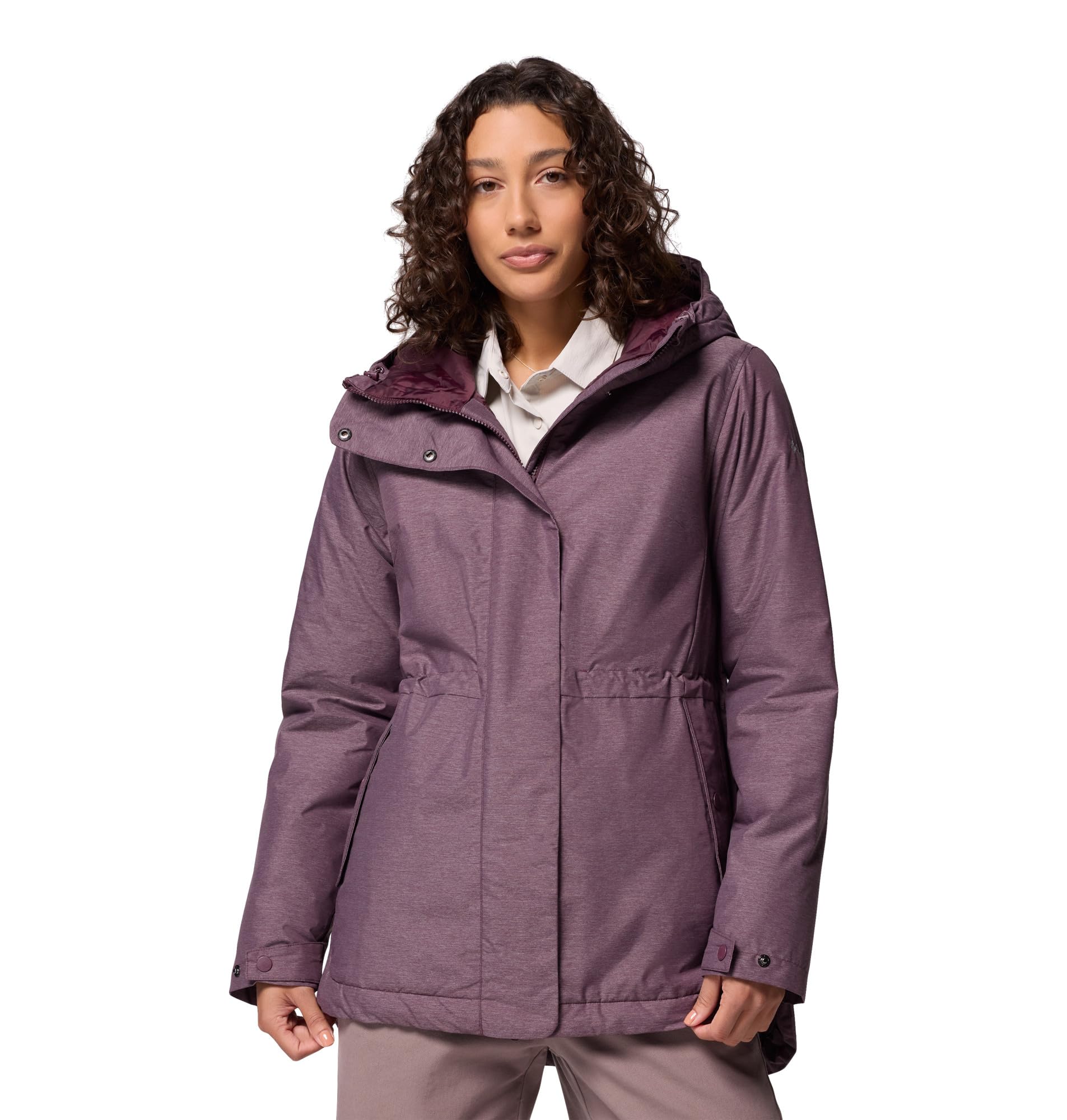 Columbia Womens Lillian Ridge Insulated Jacket, Moonvista, Large