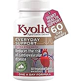 Kyolic - Odourless Aged Garlic Extract Everyday Support Extra Strength One-A-Day 1000mg, 60 Veg Tablets 60-Day Supply - Kyoli