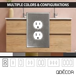 Questech Decor Single Duplex Electrical Outlet