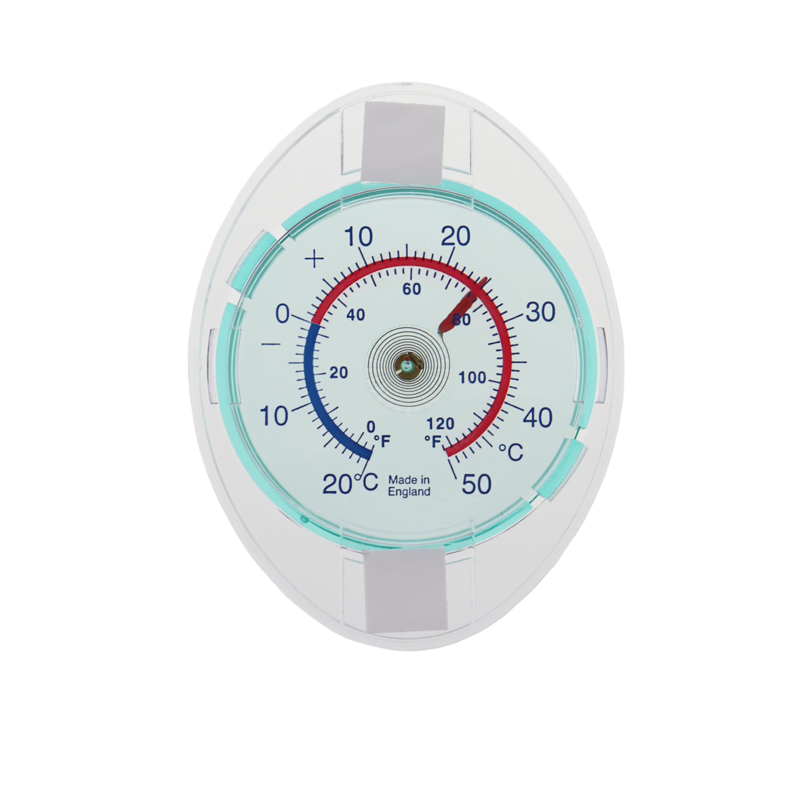 Brannan Outside Window Thermometer - Read Outdoor Temperature From Indoors Easily With This Accurate Stick On Window Thermometer