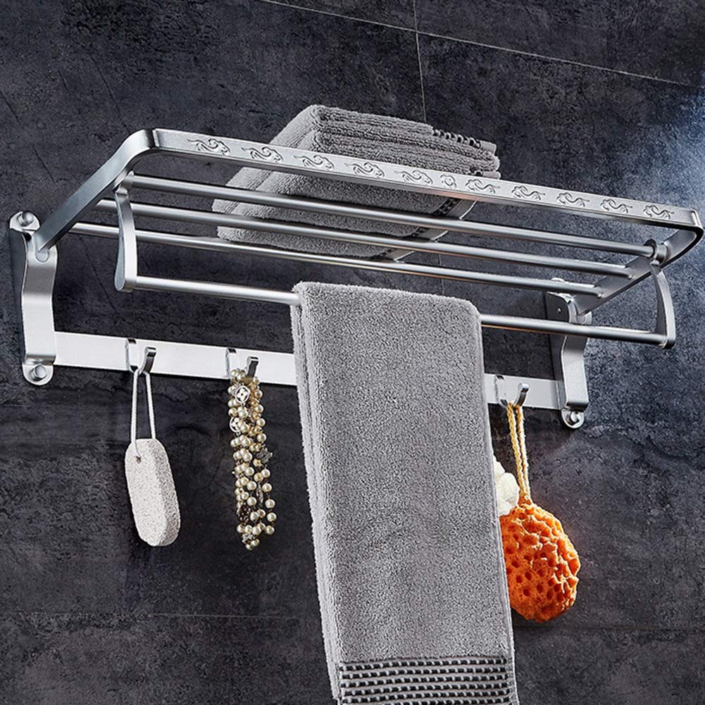 Badezimmer Farbe : Silber, größe : 600x235x155mm KKCF Dusche Rack