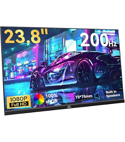 Prechen 23.8 Inch 2K 100Hz Large Portable Touchscreen Monitor 100