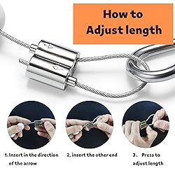 FUNNANS Adjust Length Flag Pole Beaded Retainer
