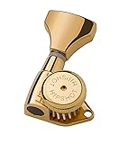 Hipshot Grip-Lock 3x3 Locking Tuners - Gold